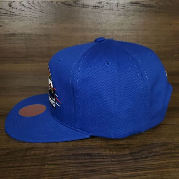 Denver Nuggets Mitchell & Ness NBA Deadstock‎ Snapback Hat Cap Blue NWT - Picture 6 of 8